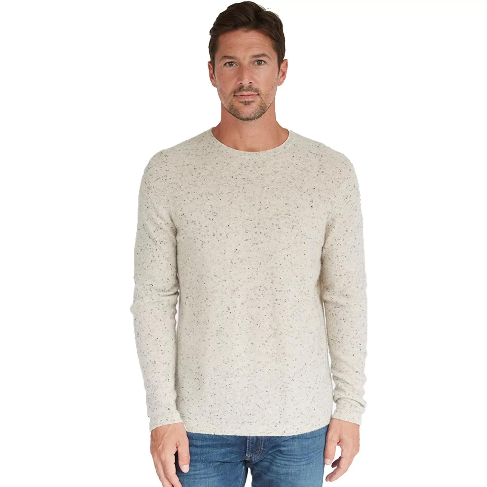 Autumn Cashmere Basic Crew Open Bottom<Men Clothing