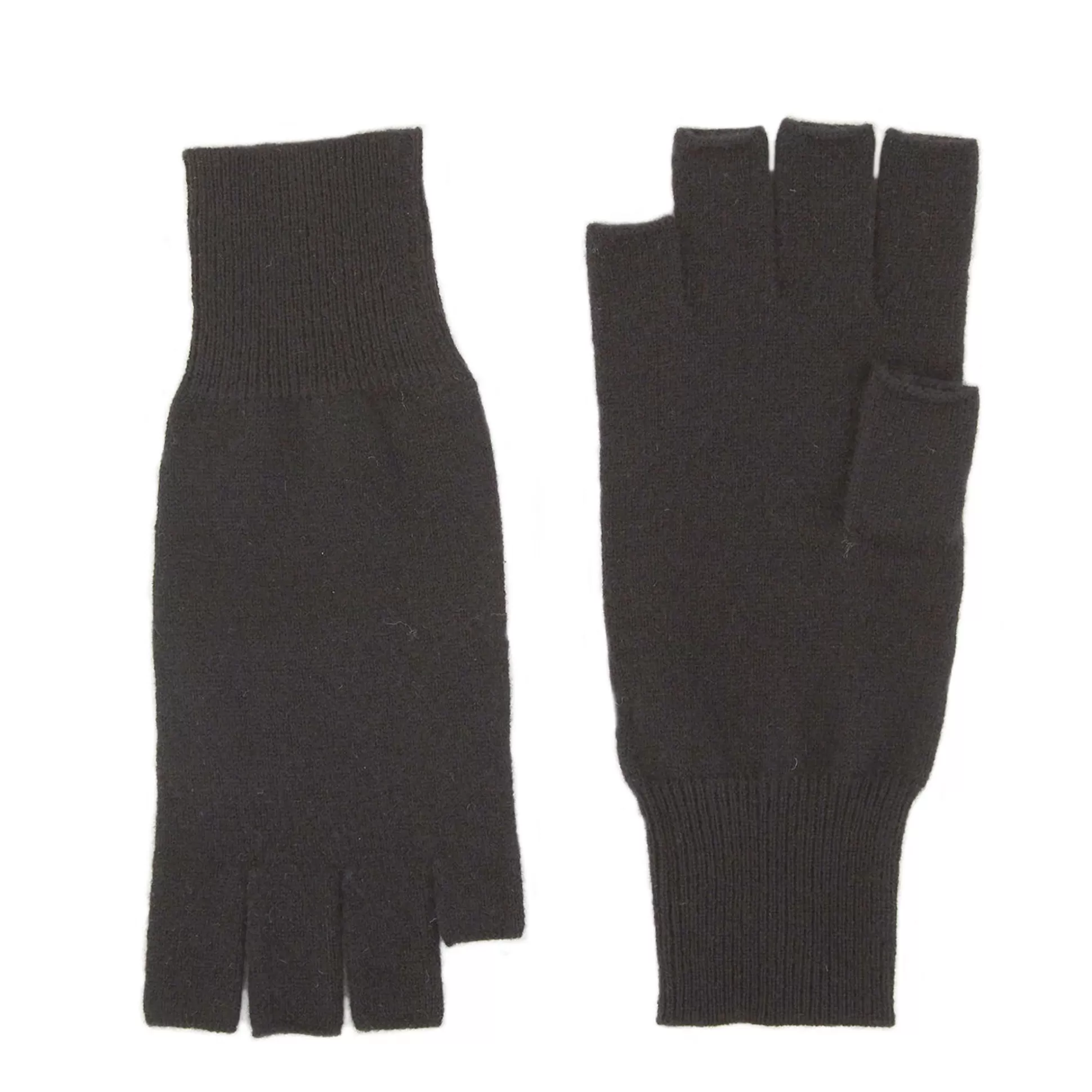 Autumn Cashmere Cashmere Fingerless Gloves In Black<Women Accessories