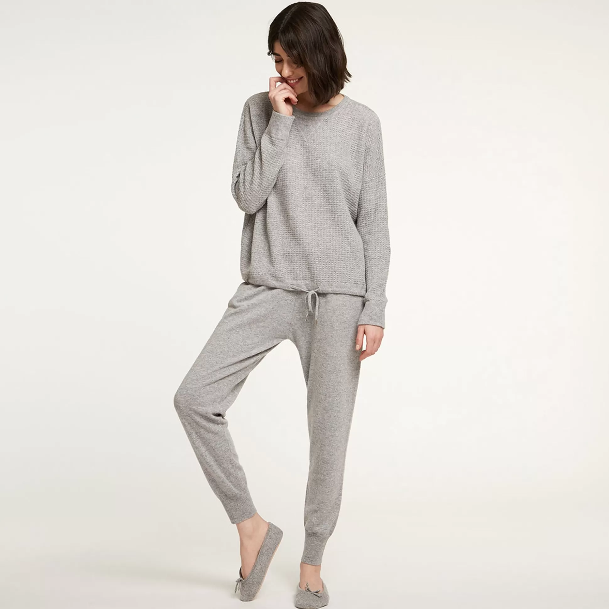 Autumn Cashmere Cashmere Jogger In Grey<Women Pants & Shorts