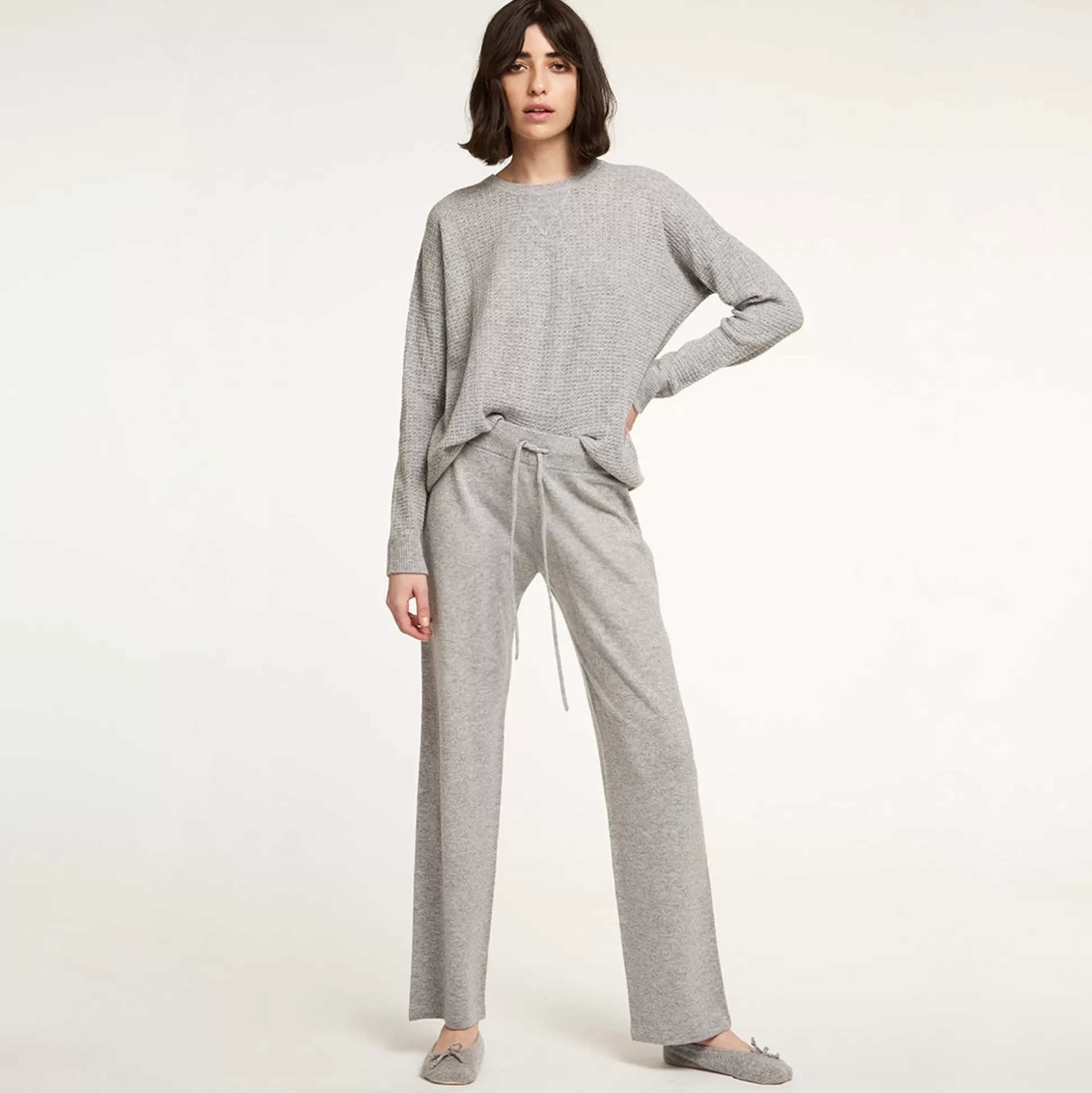 Autumn Cashmere Cashmere Pant In Grey<Women Pants & Shorts