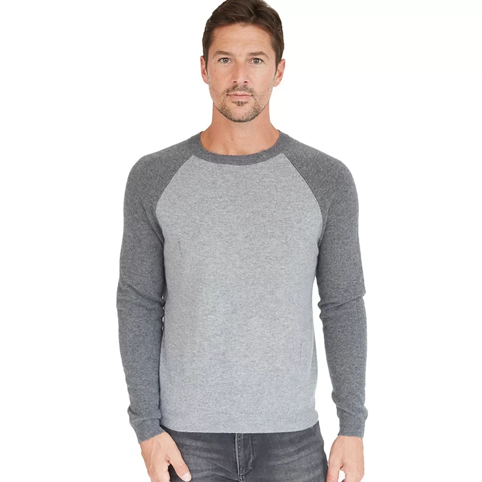 Autumn Cashmere Colorblock Raglan<Men Clothing