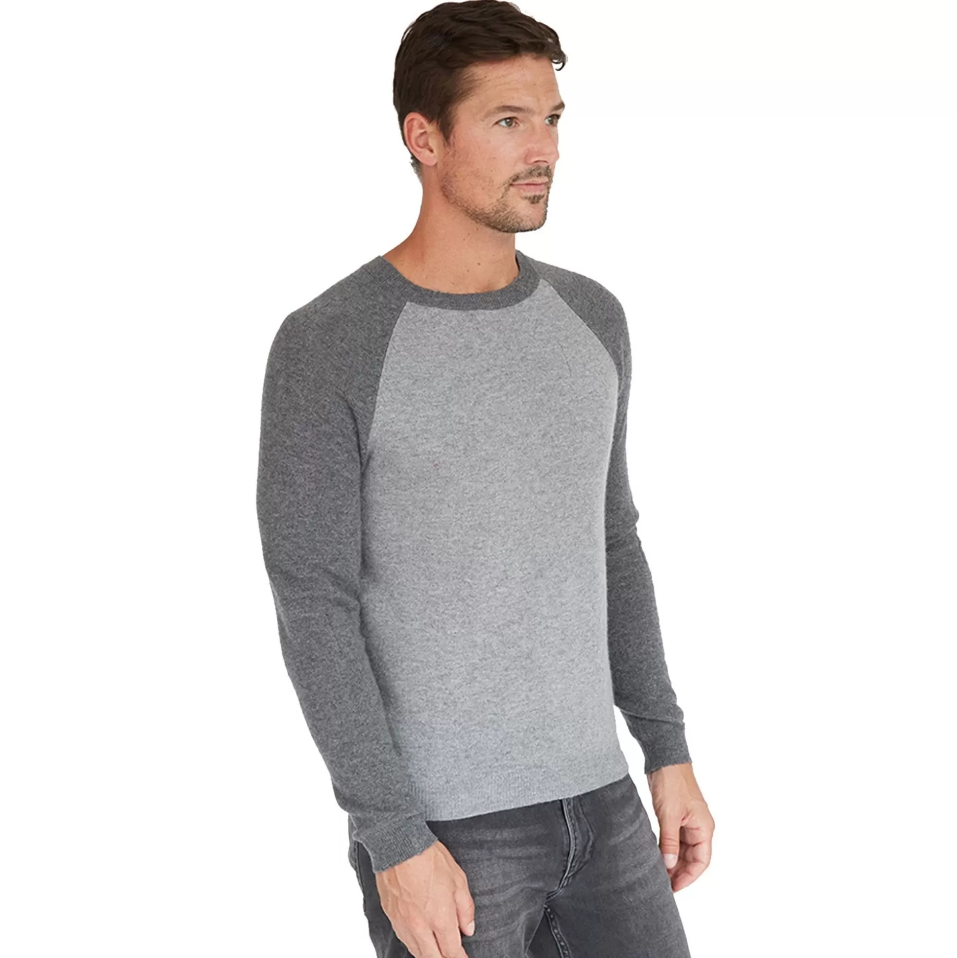 Autumn Cashmere Colorblock Raglan<Men Clothing