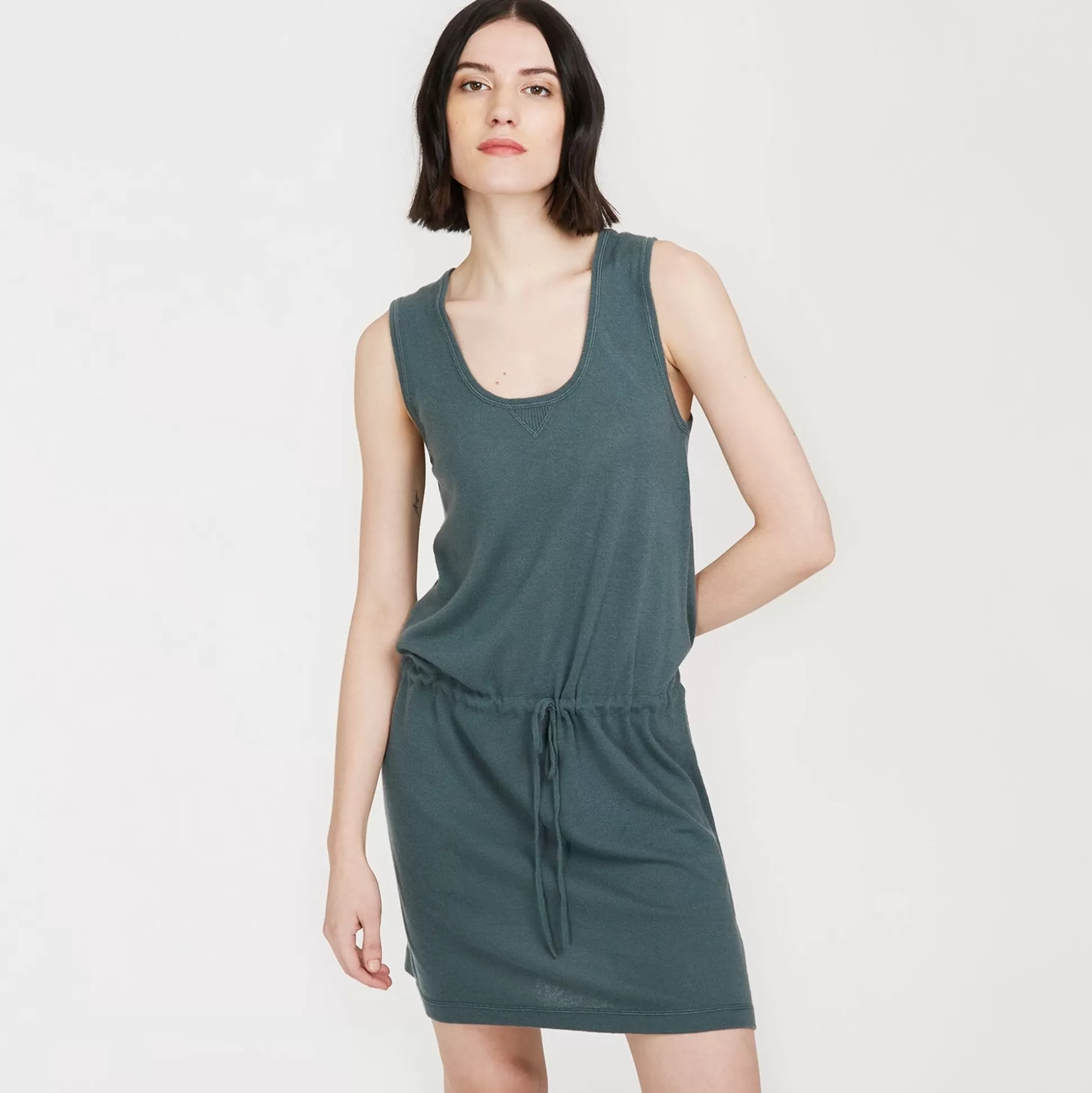 Autumn Cashmere Drawstring Tank Dress<Women Dresses