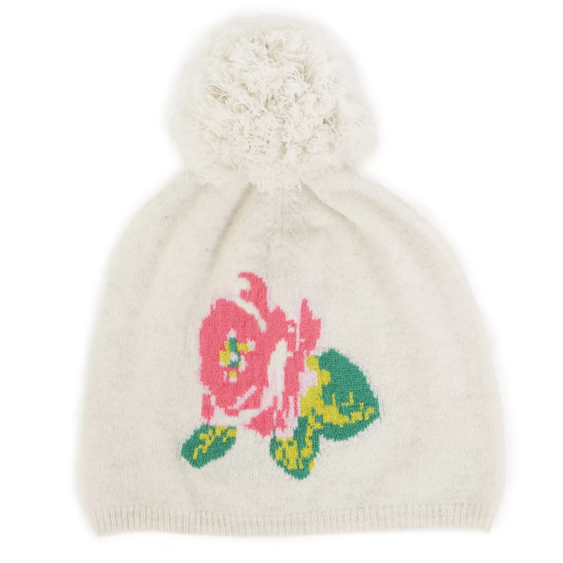 Autumn Cashmere Floral Beanie In Marble Combo<Women Accessories