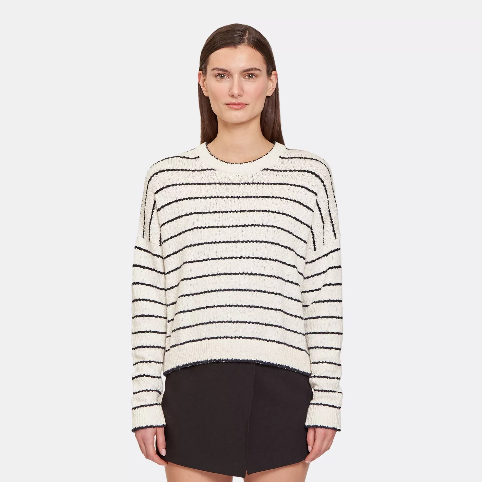 Autumn Cashmere Oversize Texture Stripe<Women Sweaters