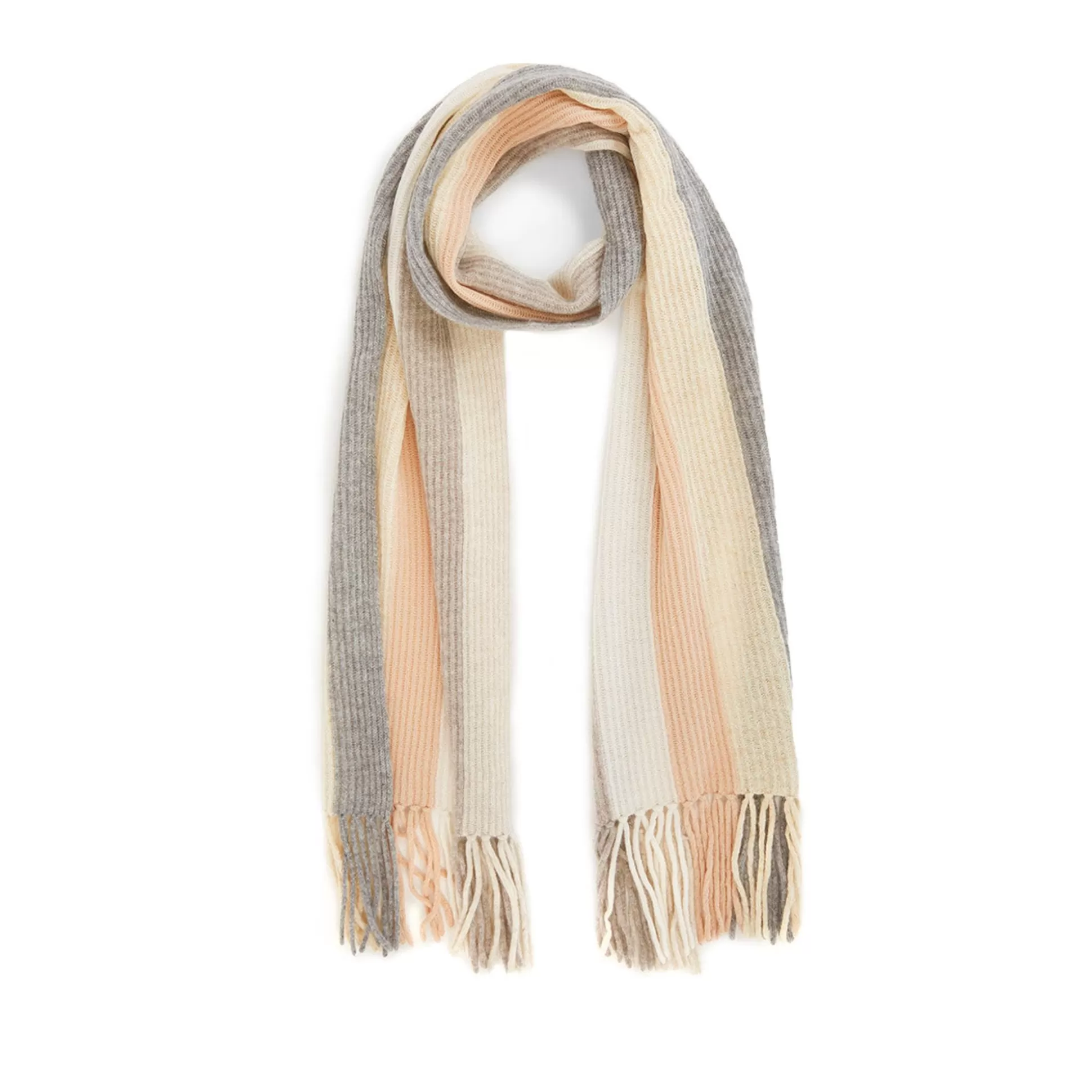 Autumn Cashmere Rainbow Stripe Scarf In Neutral Combo<Women Accessories