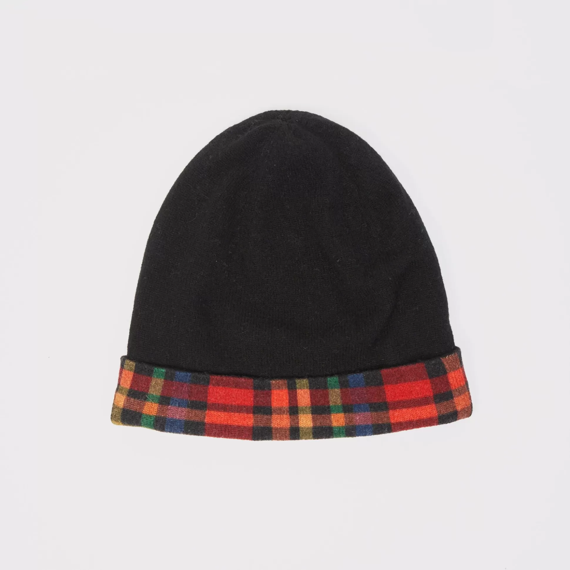 Autumn Cashmere Reversible Plaid Beanie<Women Accessories