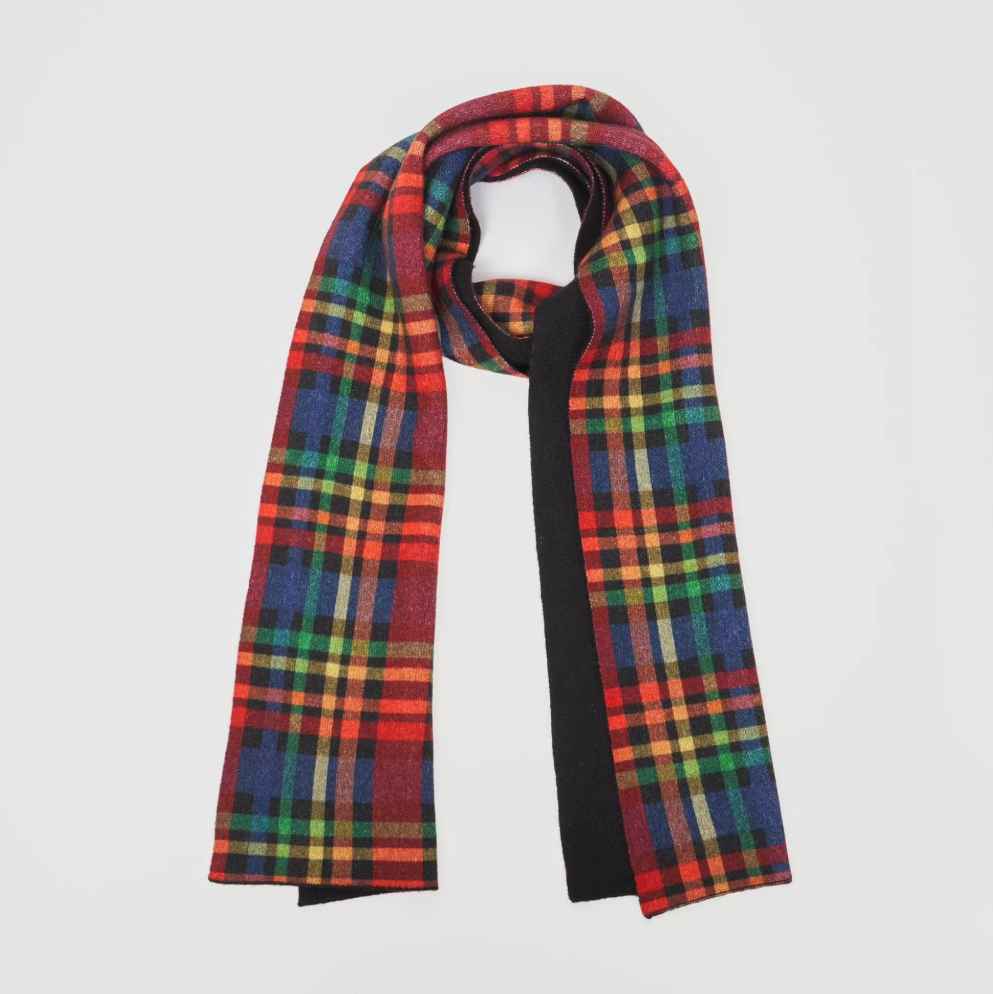 Autumn Cashmere Reversible Plaid Scarf<Women Accessories